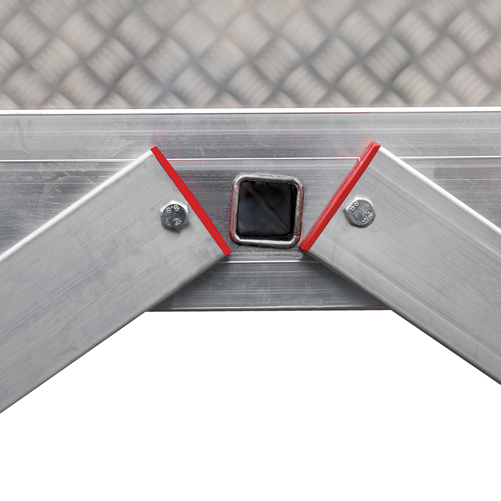 Передвижная двухсторонняя лестница-подмости NV 5522