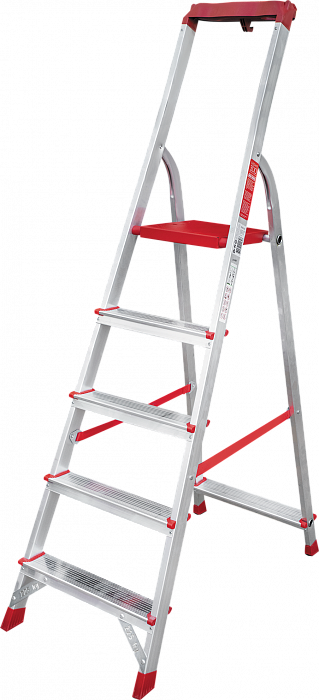 Анодированная стремянка с органайзером и ст. 80 мм NV 3115А