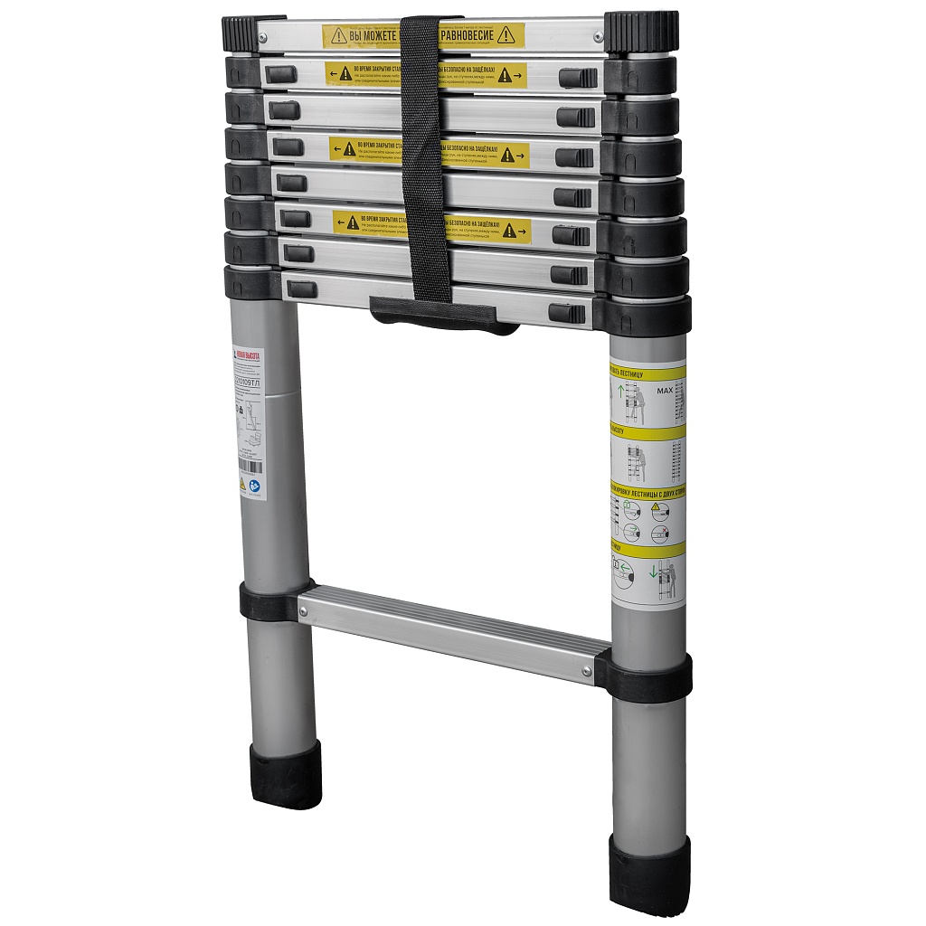 Лестница алюминиевая телескопическая приставная 2211ТЛ