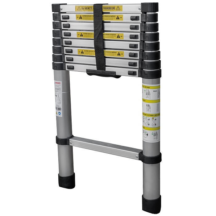 Лестница алюминиевая телескопическая приставная 2211ТЛ