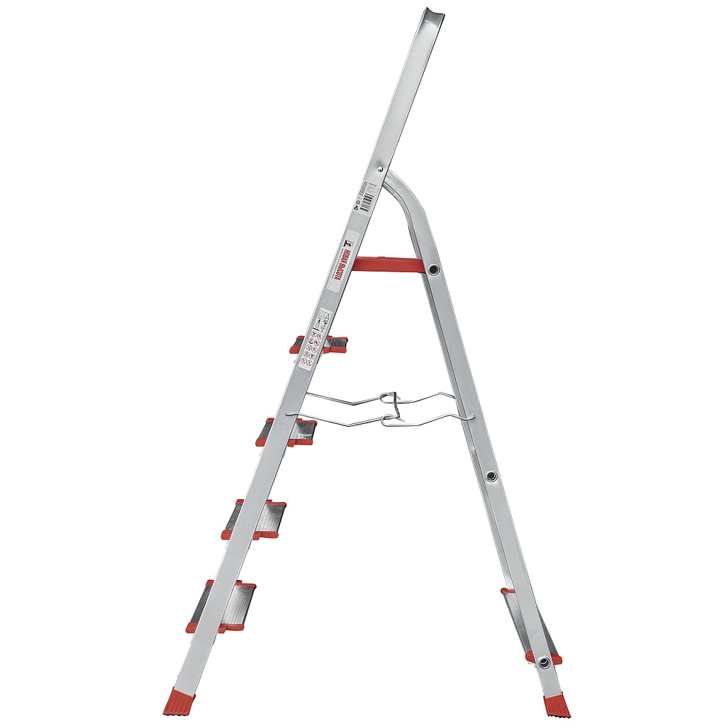 Стремянка с металлической стяжкой и ступенями 130 мм NV 3119