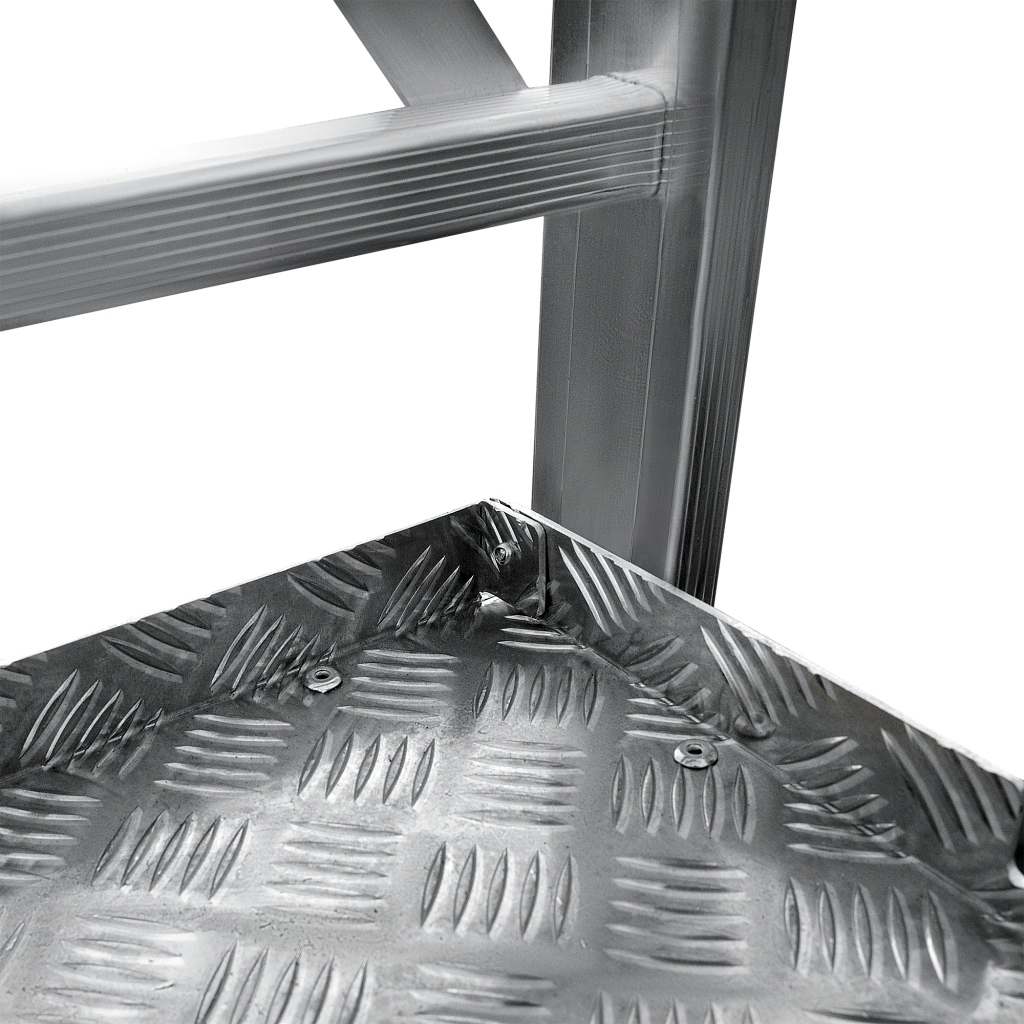 Лестница передвижная складная с площадкой NV 8000073