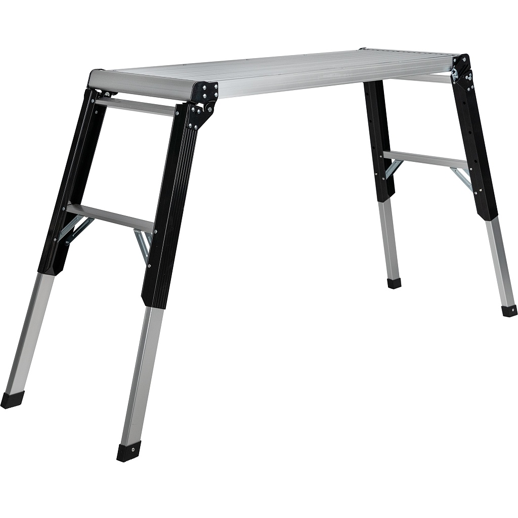 Рабочая платформа телескопическая алюминиевая 115х40 см, высота до 89 см NV 2363202