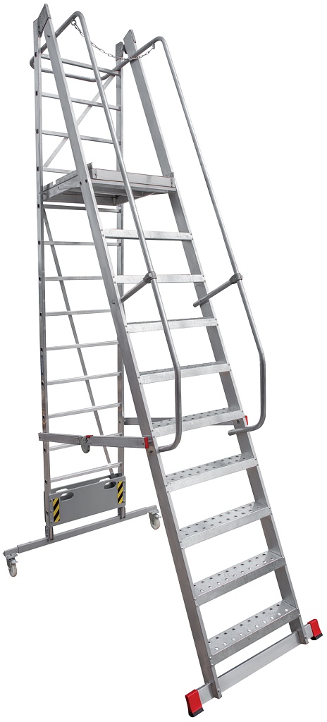 Лестница складная с платформой NV 3540