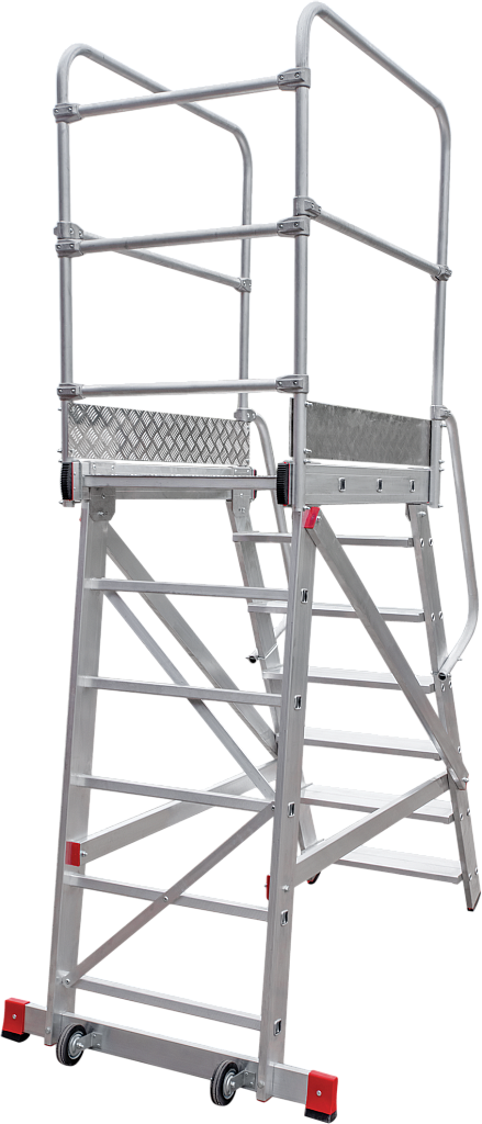 Лестница передвижная с площадкой NV 8000045