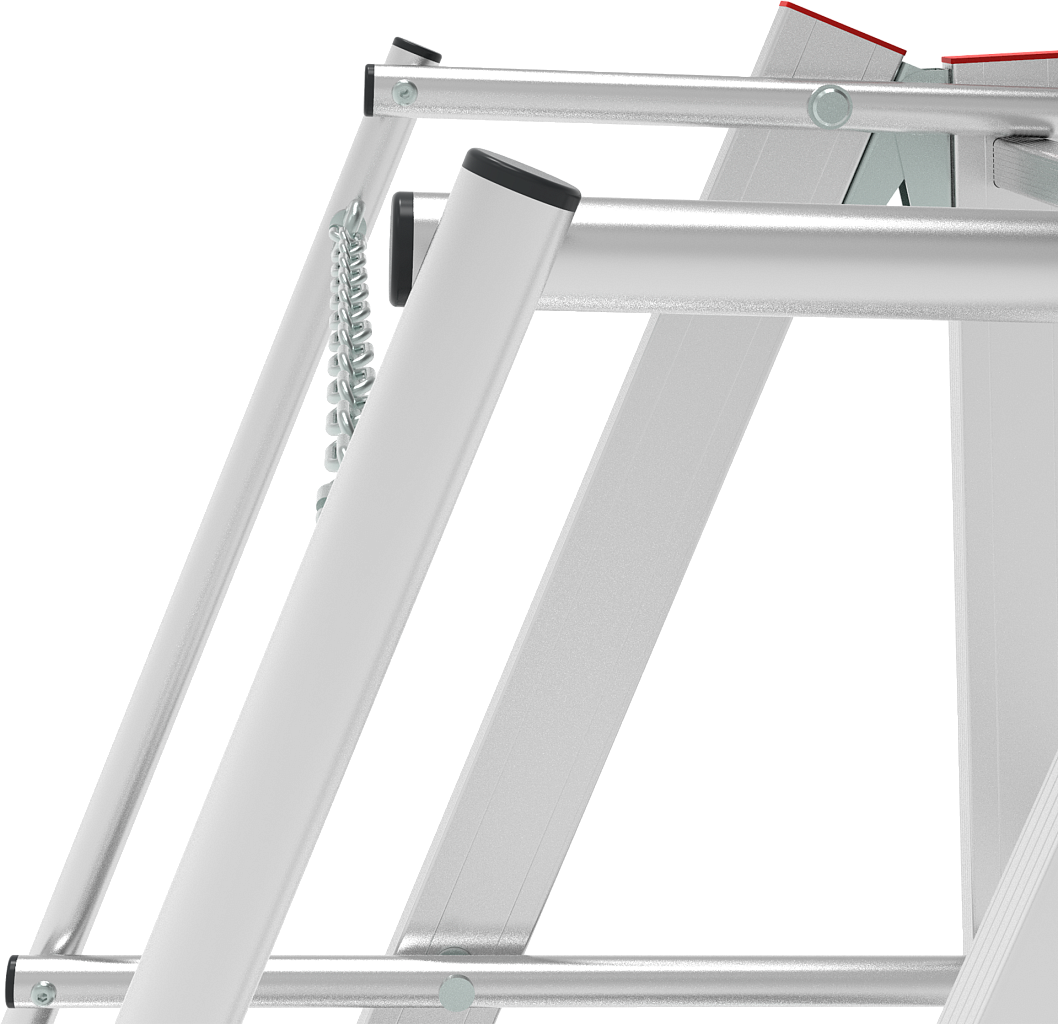 Лестница-стремянка складная с платформой NV 5540