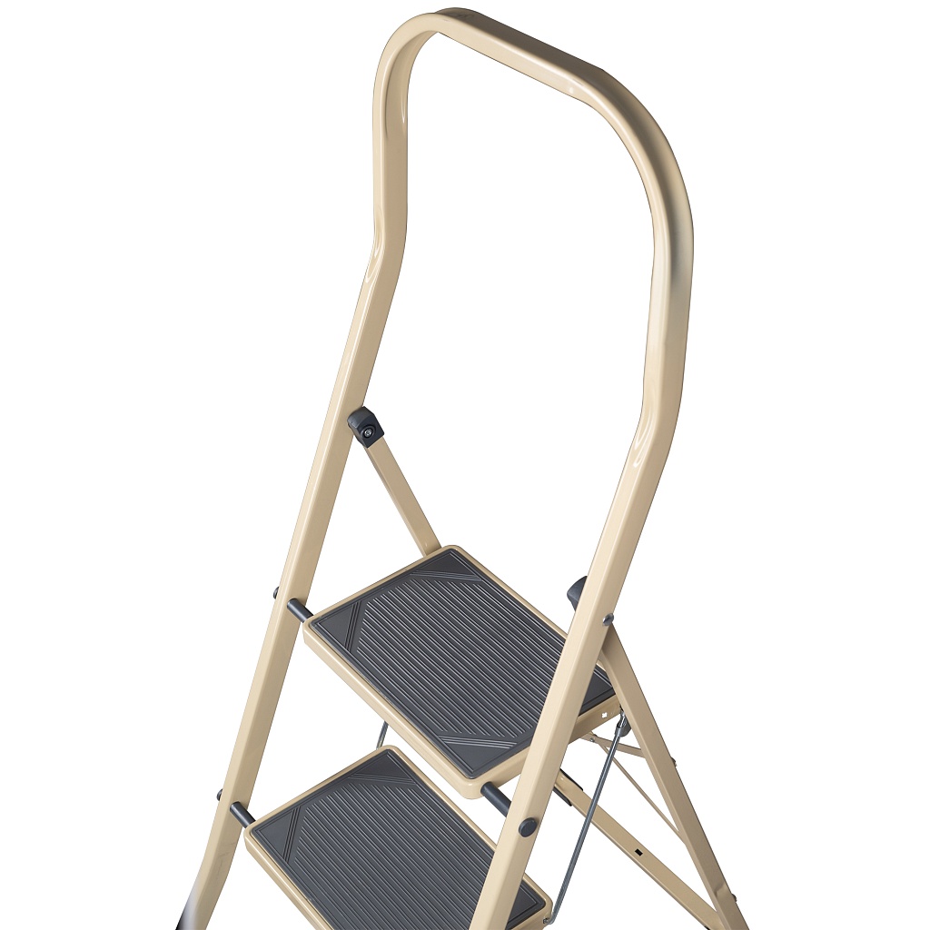 Стремянка стальная Надёжа 1159, ступени с накладками 300х200 мм, дуга 600 мм