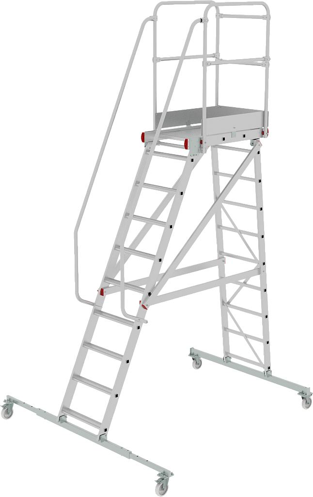 Лестница односторонняя с платформой NV 5510
