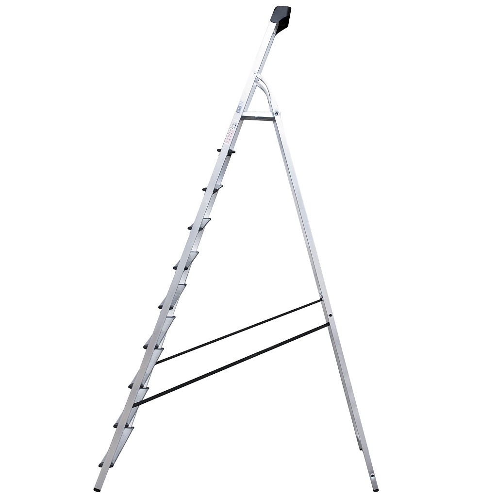 Алюминиевая стремянка с органайзером, ступени 80 мм NV 1115