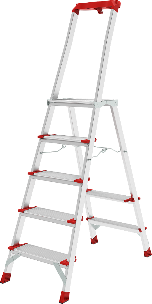 Алюминиевая стремянка с органайзером, ст. 130 мм NV 3138