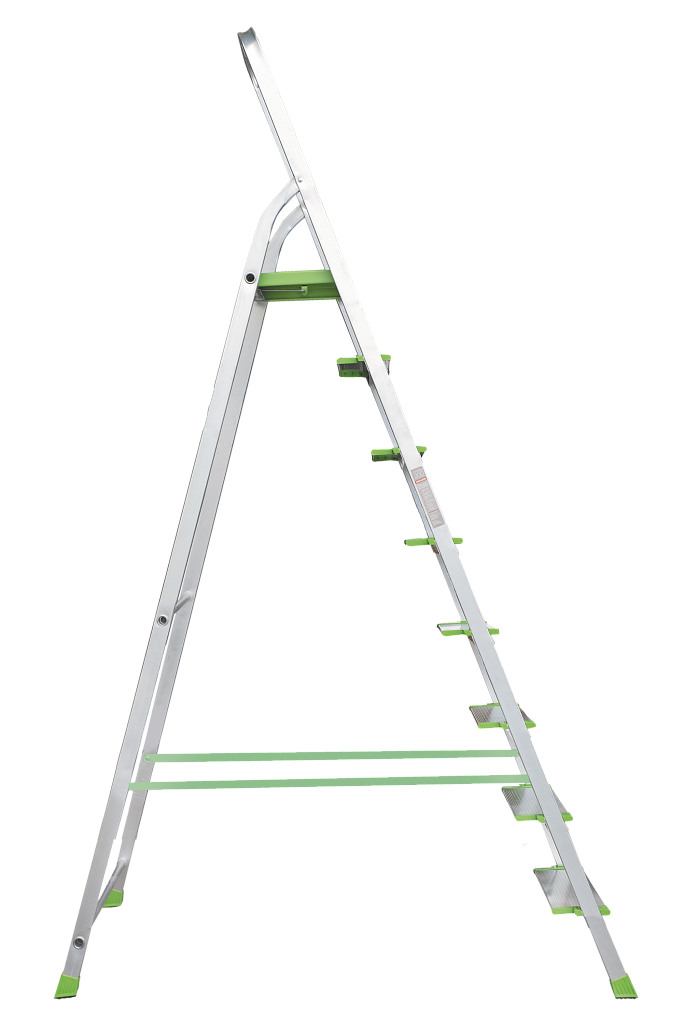 Алюминиевая стремянка со ступенями 130 мм NV 2117