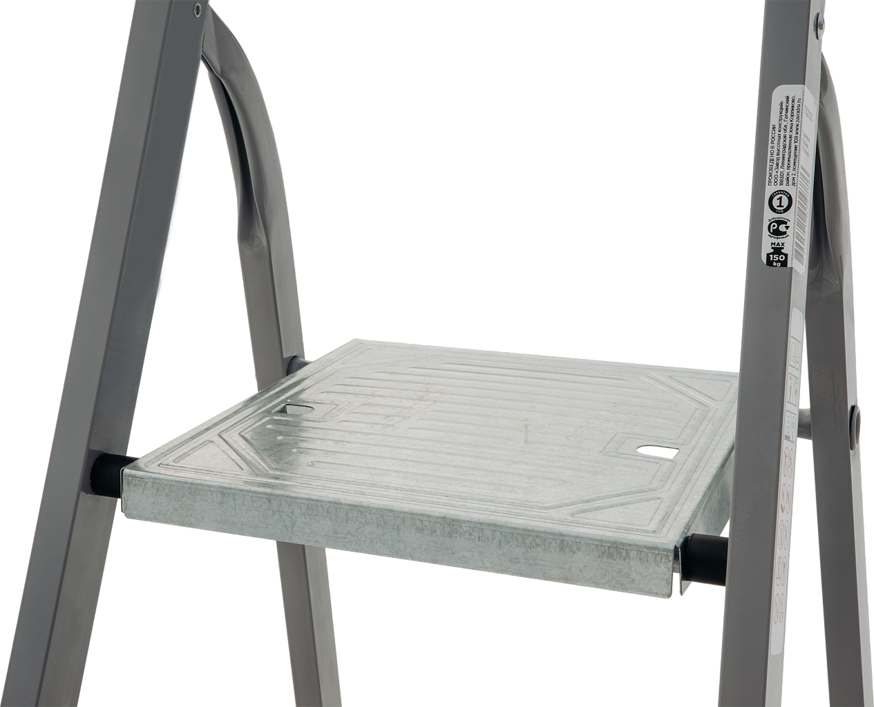 Стальная стремянка с алюминиевыми ступенями 80 мм NV 1130