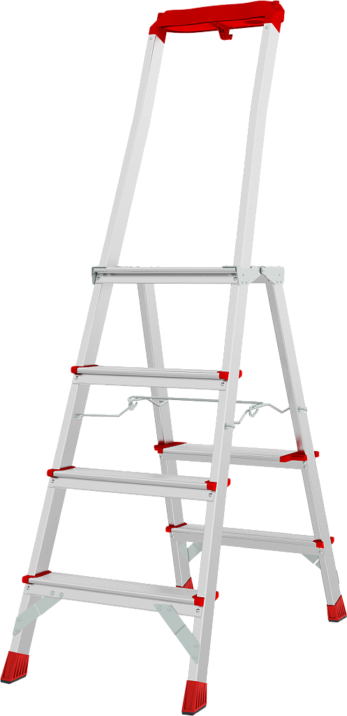 Стремянка с органайзером и ступенями 80 мм NV 3135