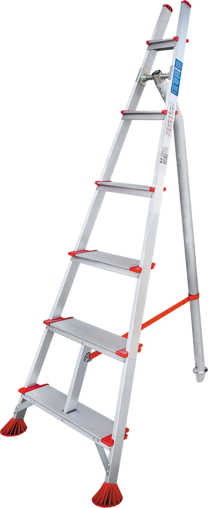 Садовая стремянка, ступени 130 мм, телескопический упор NV 3197 