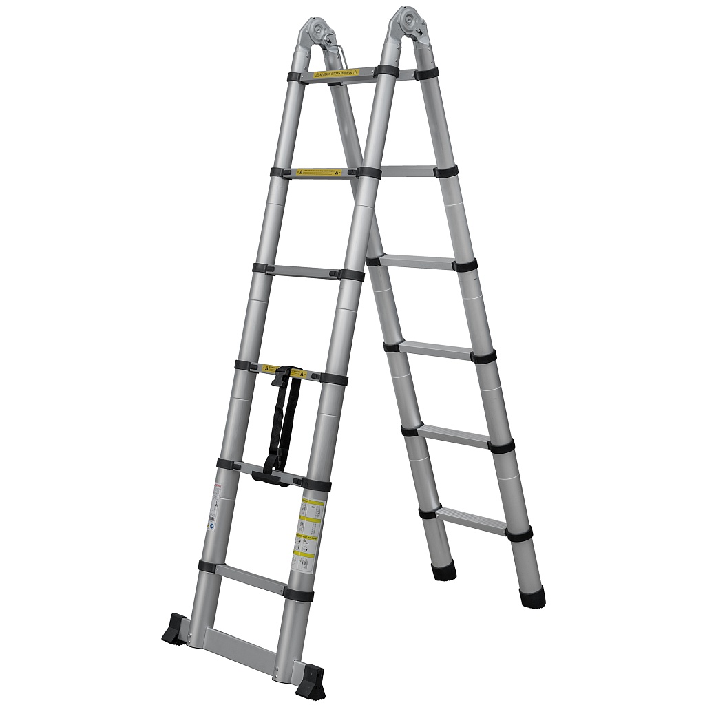 Лестница алюминиевая телескопическая шарнирная 2311ТЛ