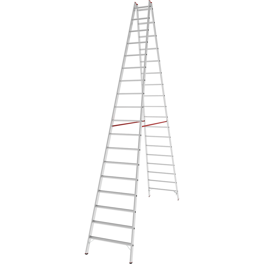 Алюминиевая стремянка со ступенями 80 мм NV 5120