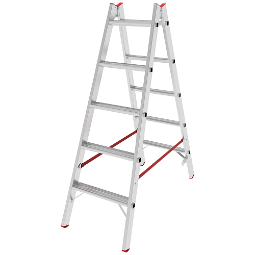 Алюминиевая стремянка со ступенями 80 мм NV 5120