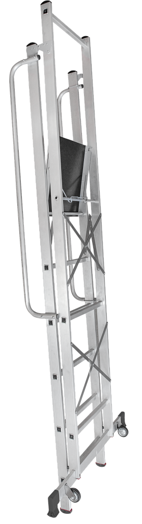 Передвижная лестница-стремянка с платформой NV 1540