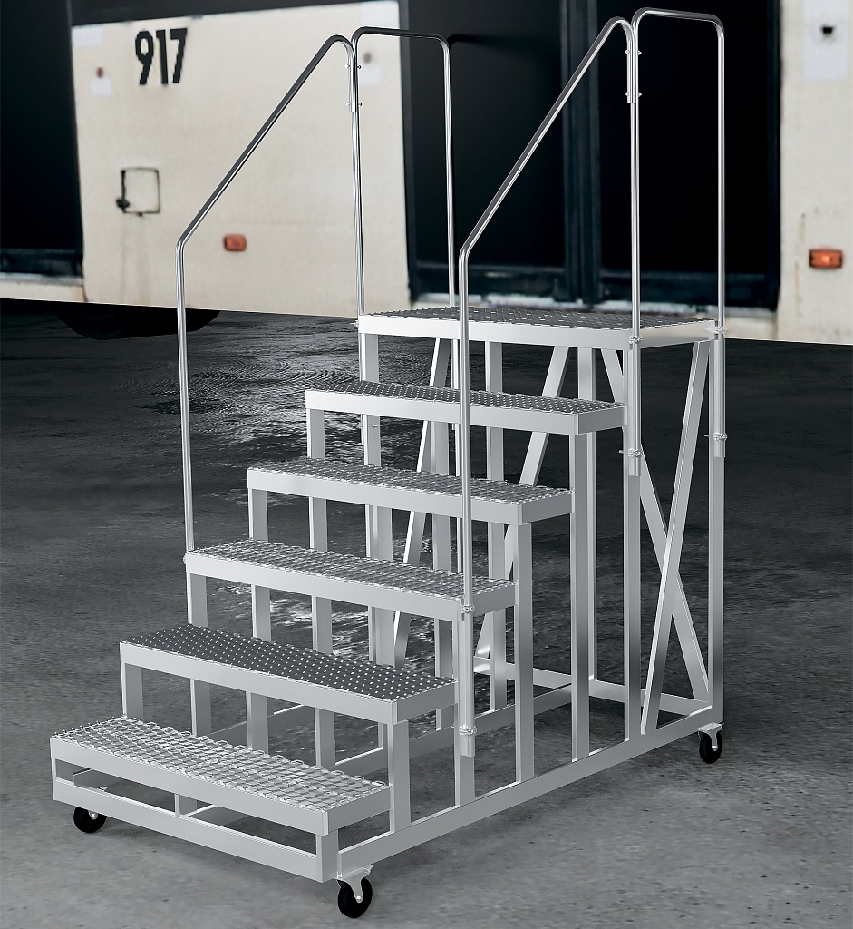 Мобильные алюминиевые трапы для доступа в салон автобуса