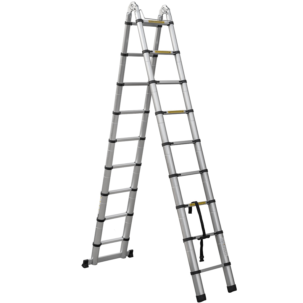 Лестница алюминиевая телескопическая шарнирная 2311ТЛ