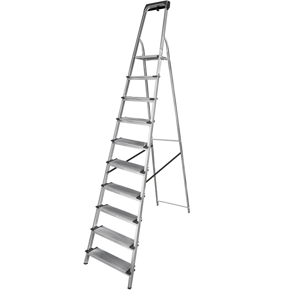 Алюминиевая стремянка с органайзером и ст. 130 мм NV 1118