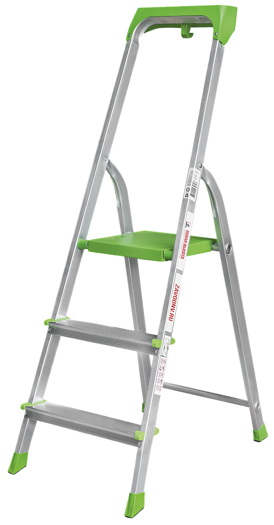 Алюминиевая стремянка с органайзером и ст. 80 мм NV 2115