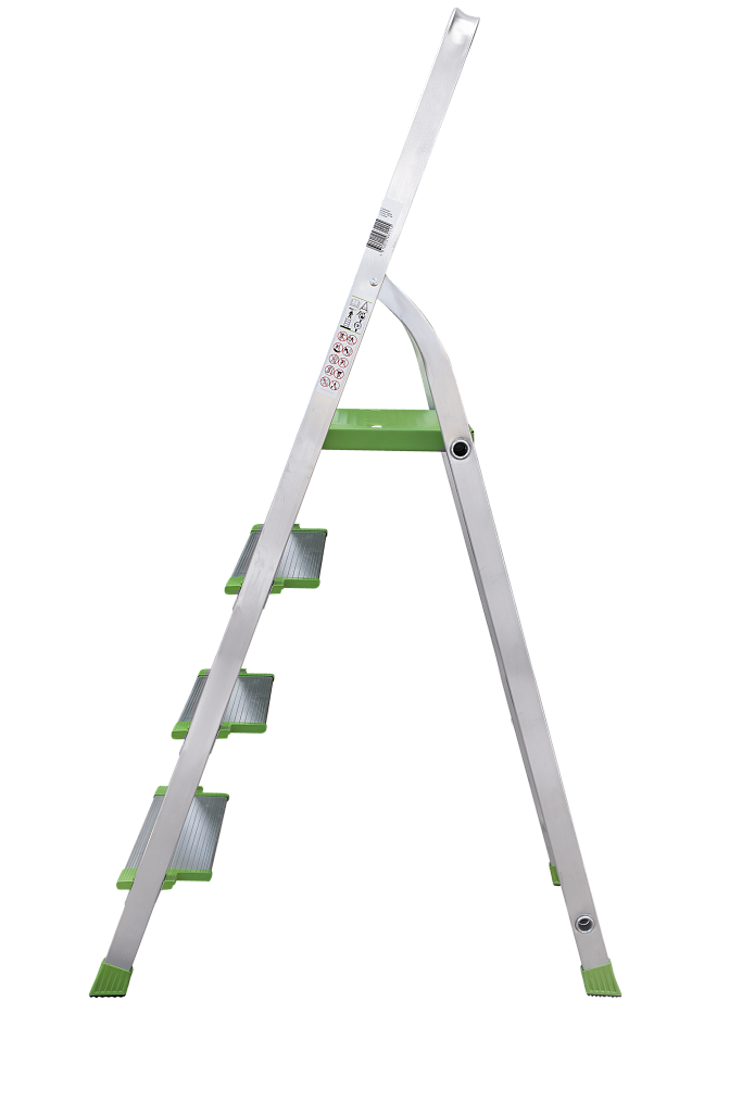 Алюминиевая стремянка со ступенями 130 мм NV 2117