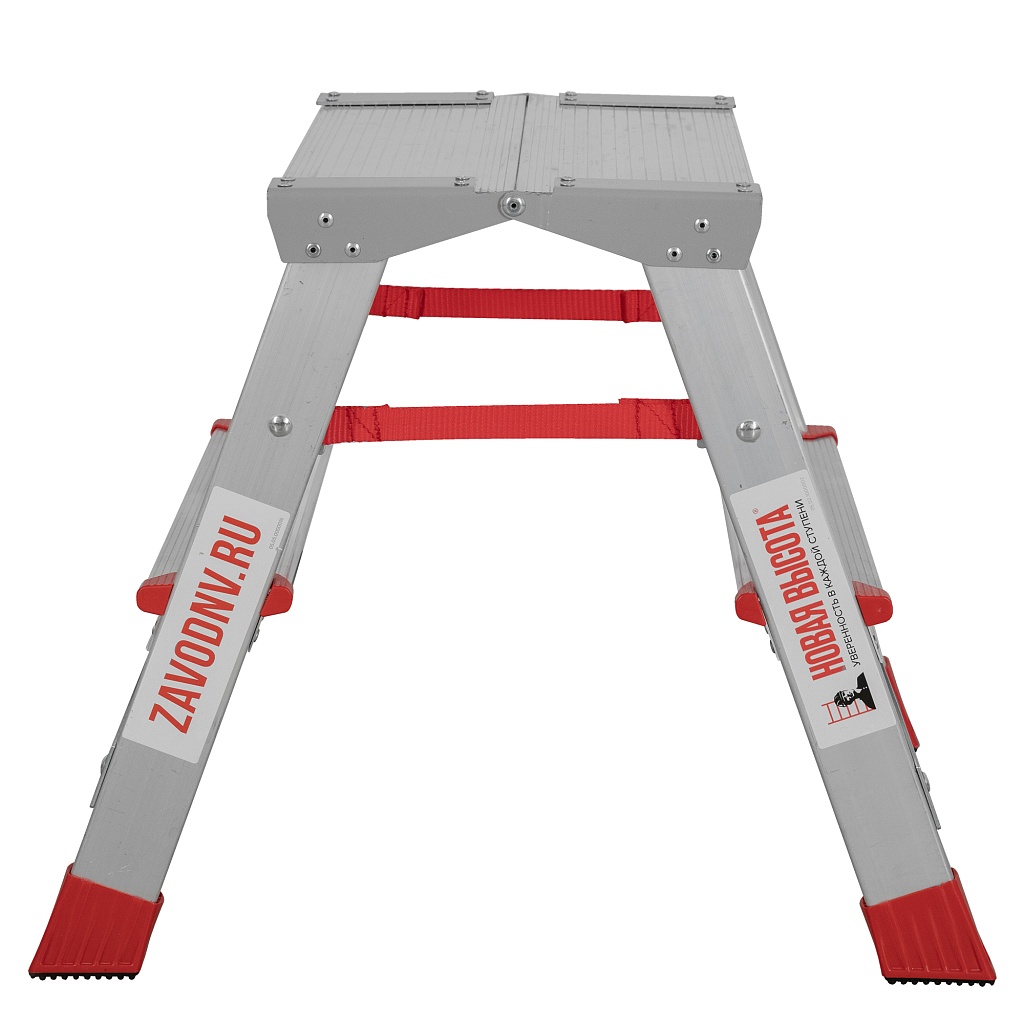 Алюминиевая стремянка со ступенями 130 мм NV 3127