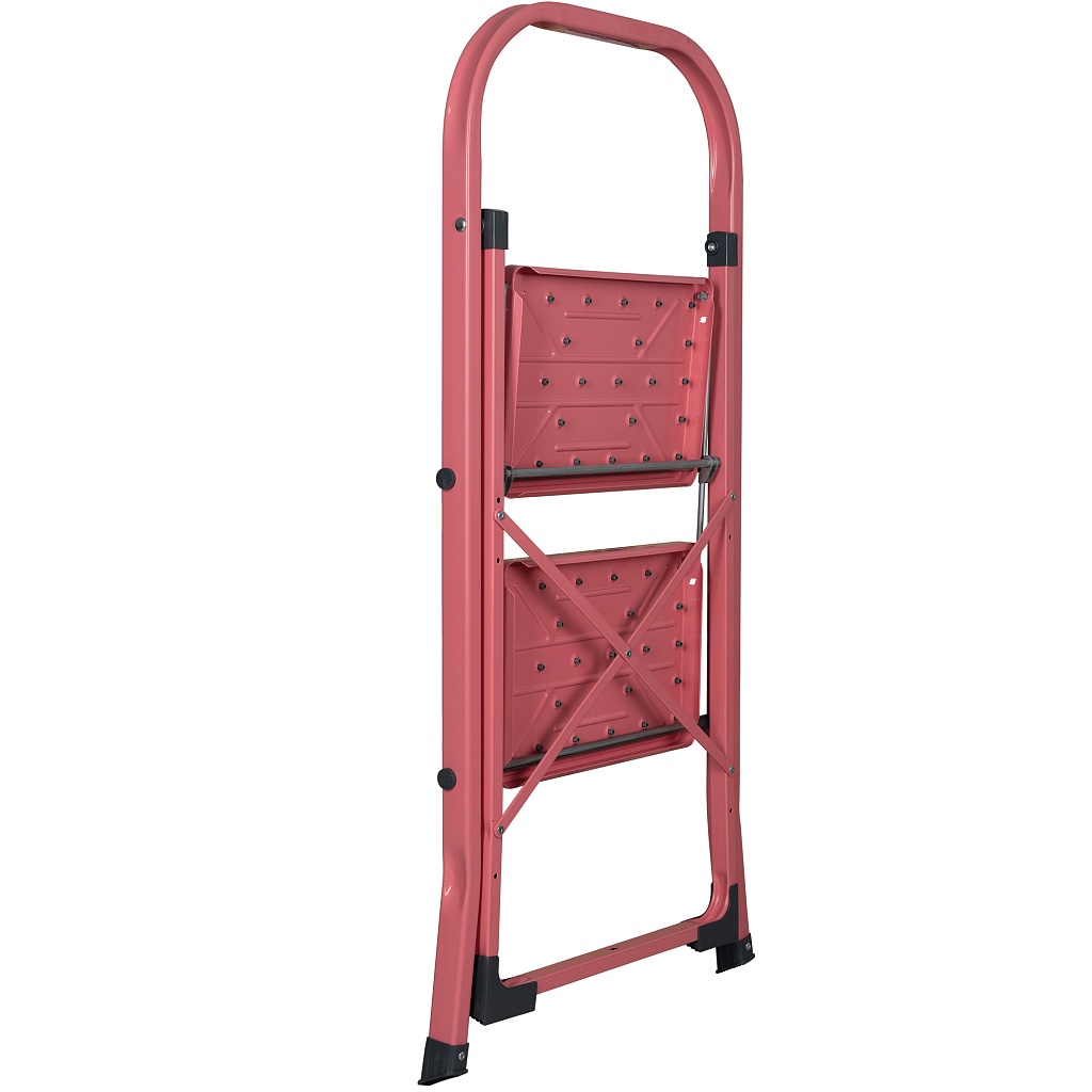 Стремянка стальная Надёжа 1158, ступени с накладками 300х200 мм, дуга 350 мм