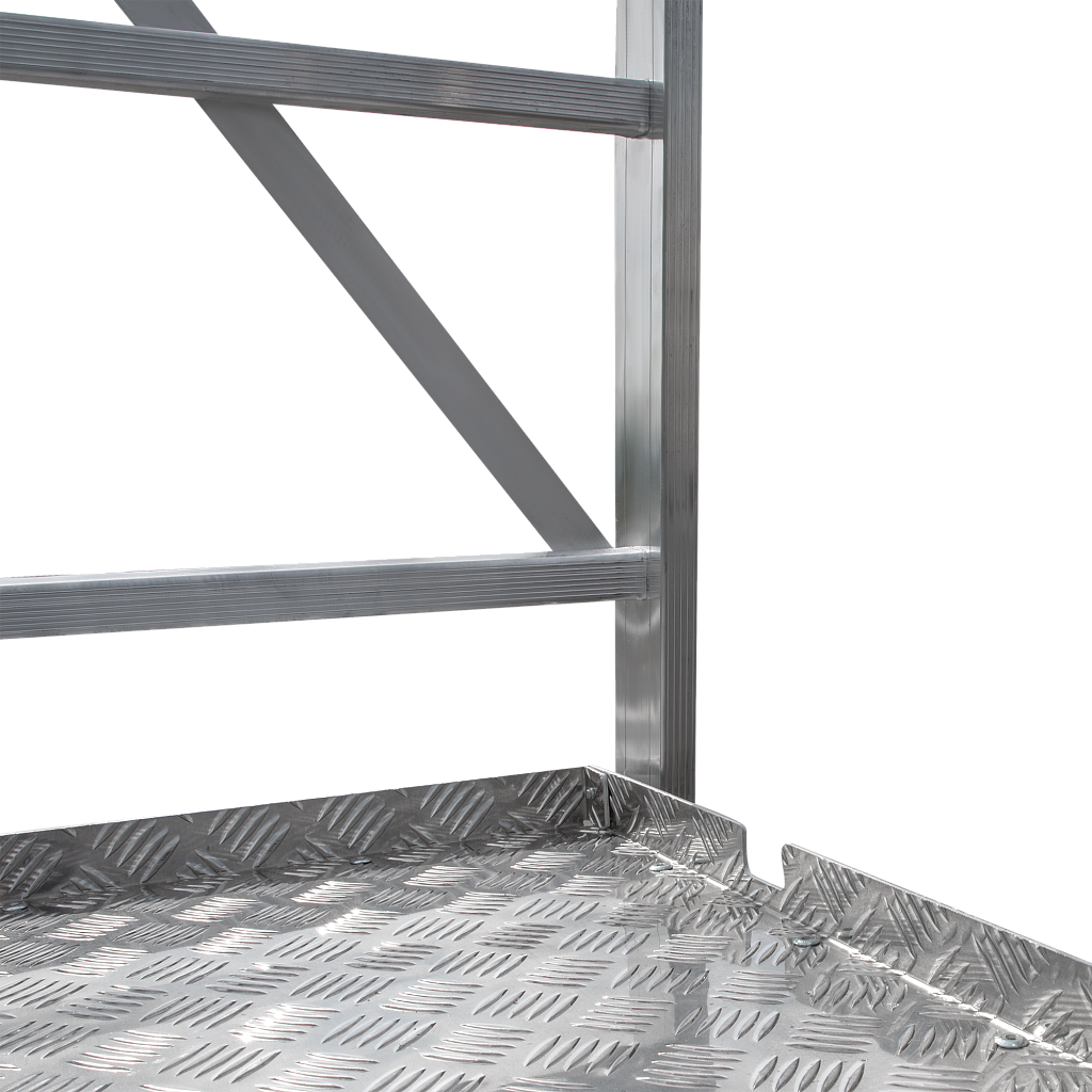 Лестница передвижная складная с площадкой 1,9 м NV 8000044