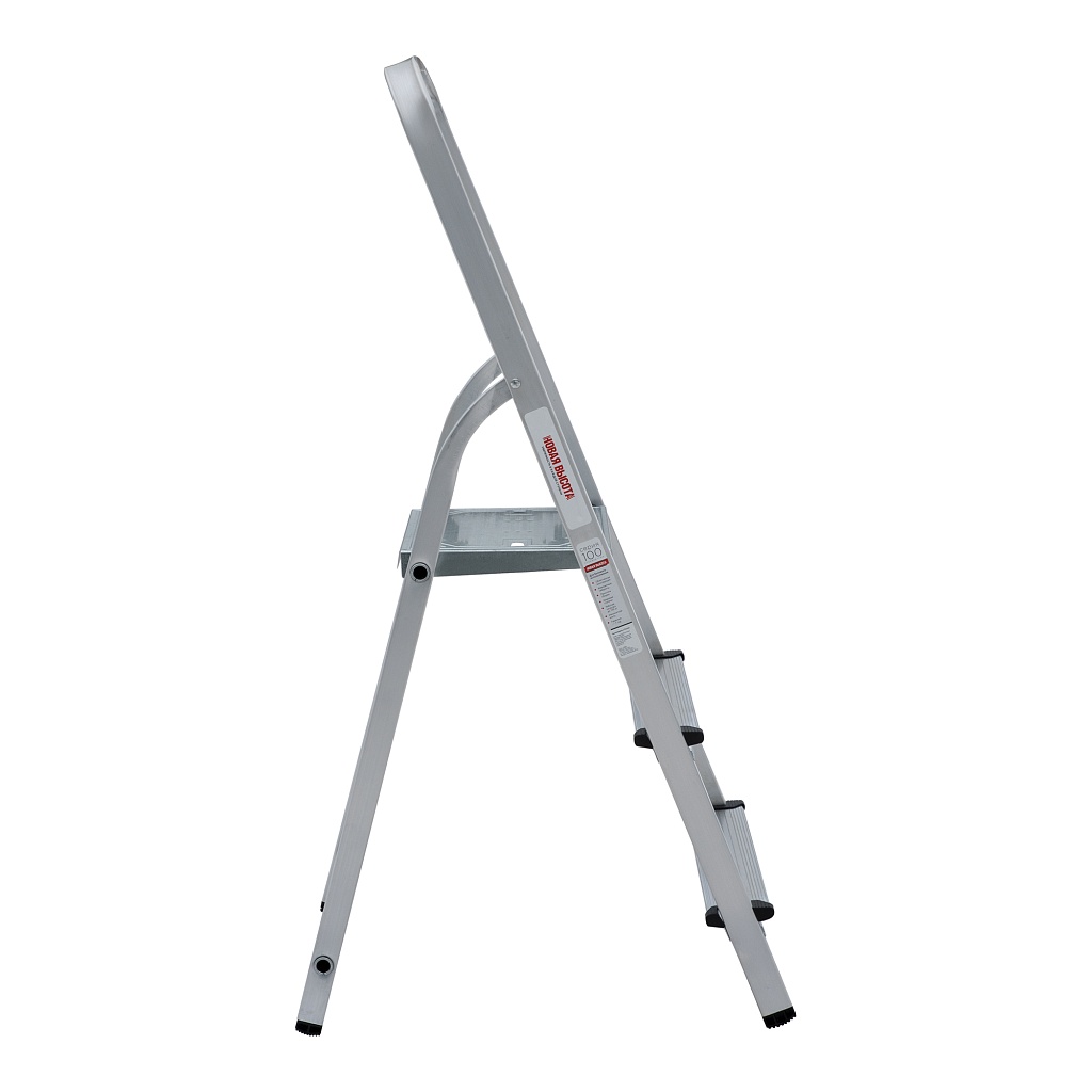 Алюминиевая стремянка со ступенями 80 мм NV 1110