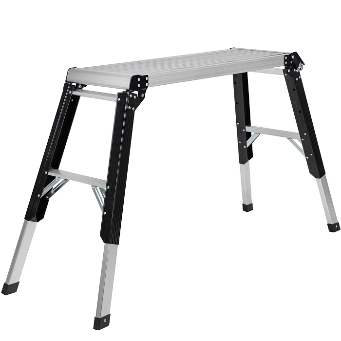 Рабочая платформа телескопическая алюминиевая 95х30 см, высота до 89 см NV 2362202
