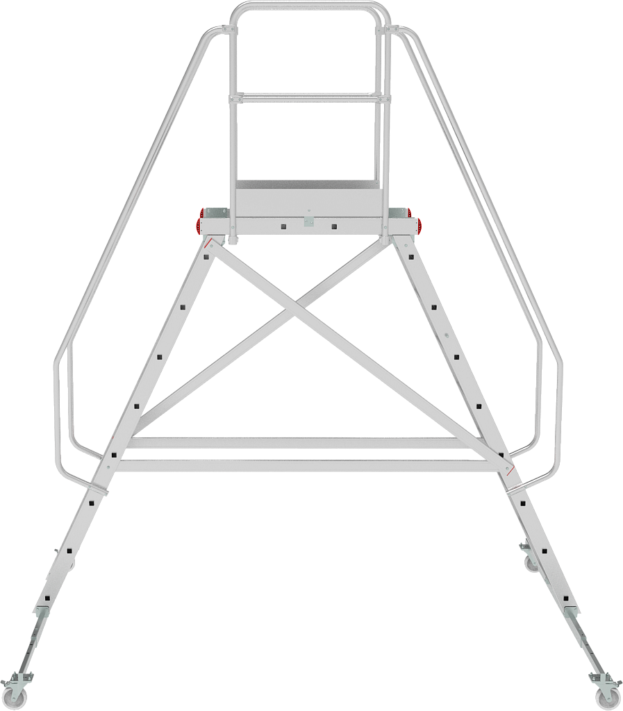 Двухсторонняя лестница с платформой NV 5520