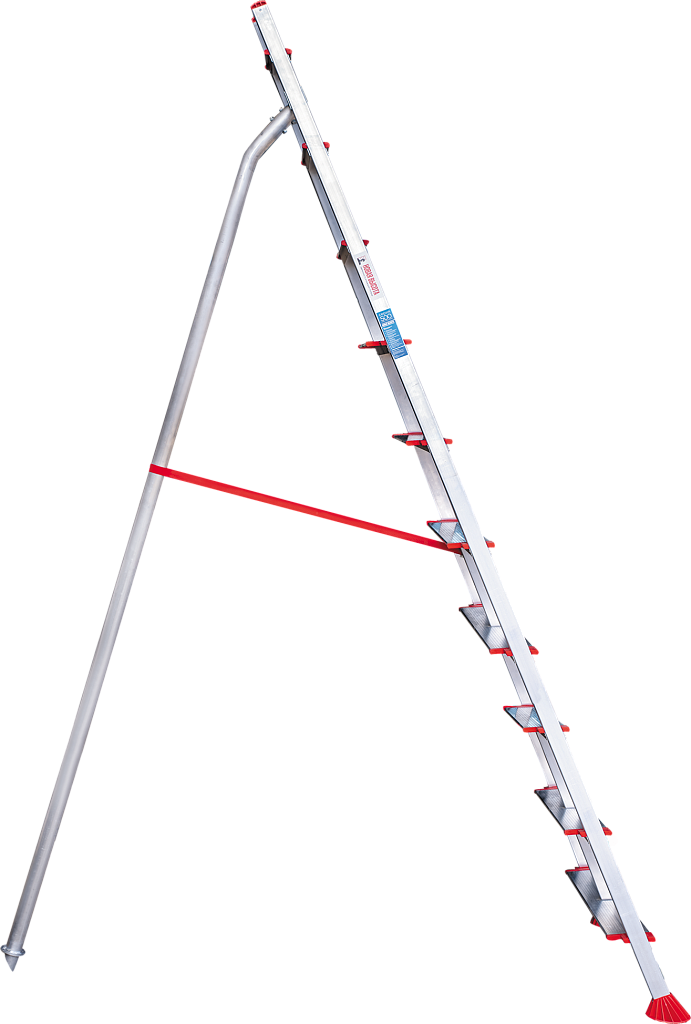Садовая стремянка, ступени 130 мм, телескопический упор NV 3197 