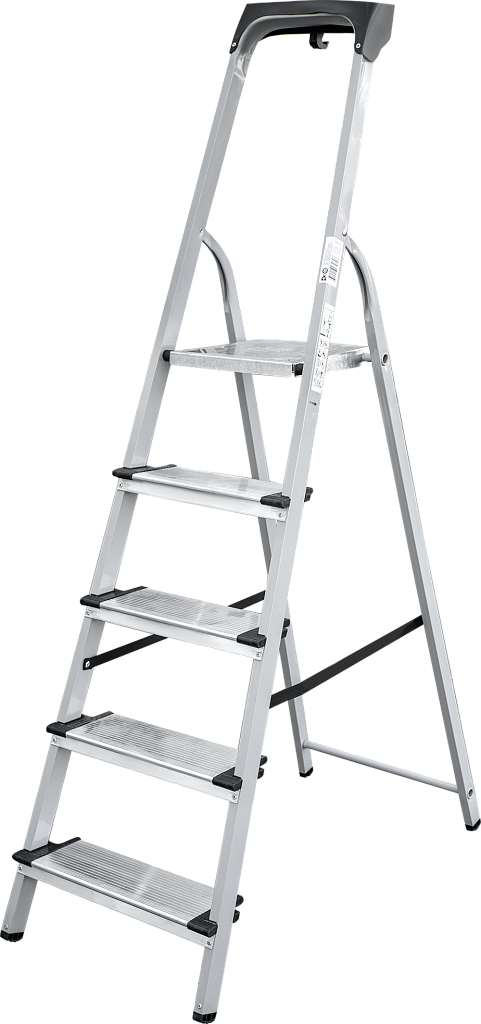 Стальная стремянка с алюминиевыми ступенями 130 мм NV 1138