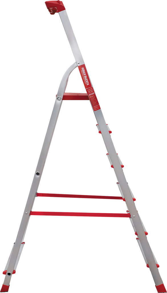 Стремянка с органайзером и ступенями 80 мм NV 3115