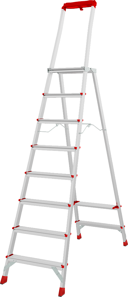 Стремянка с органайзером и ступенями 80 мм NV 3135