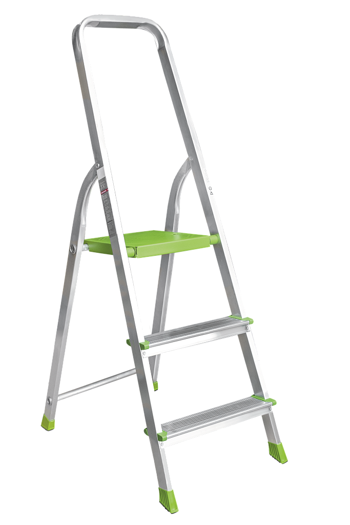 Алюминиевая стремянка со ступенями 80 мм NV 2110