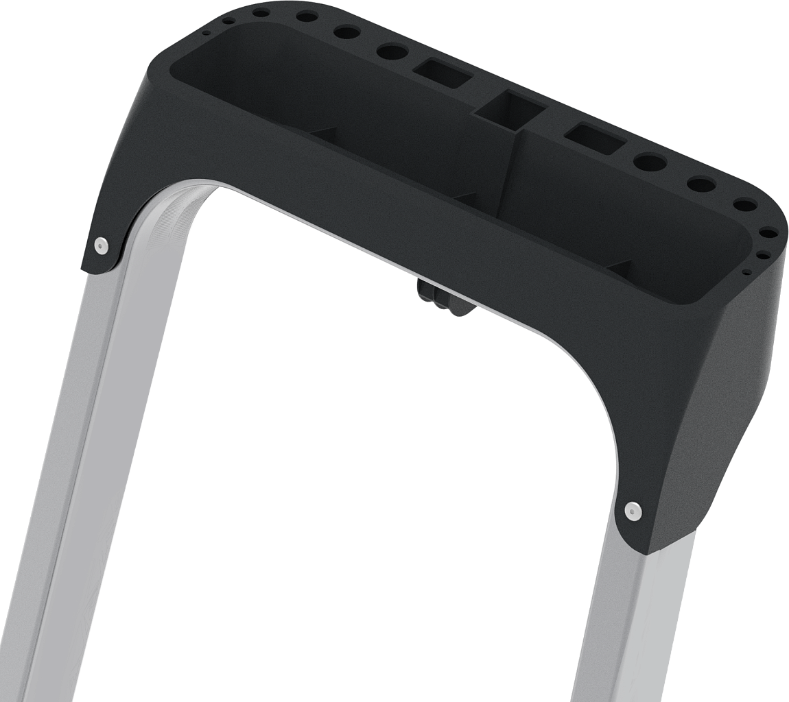 Стальная стремянка с органайзером NV 1155