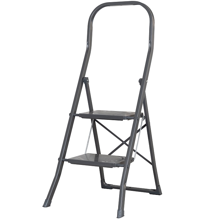 Стремянка стальная Надёжа 1156, ступени 300х200 мм, дуга 600 мм