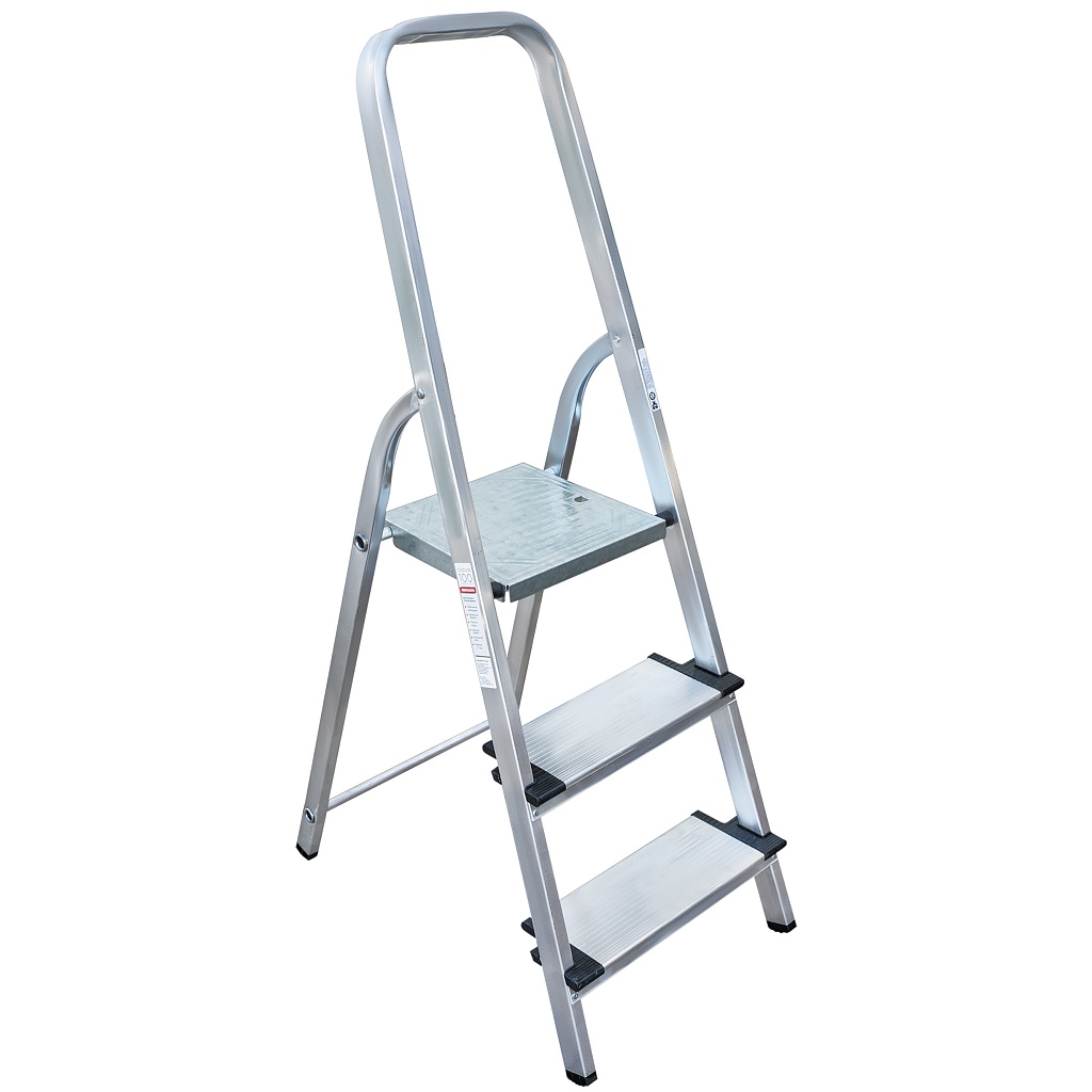 Алюминиевая стремянка со ступенями 130 мм NV 1117