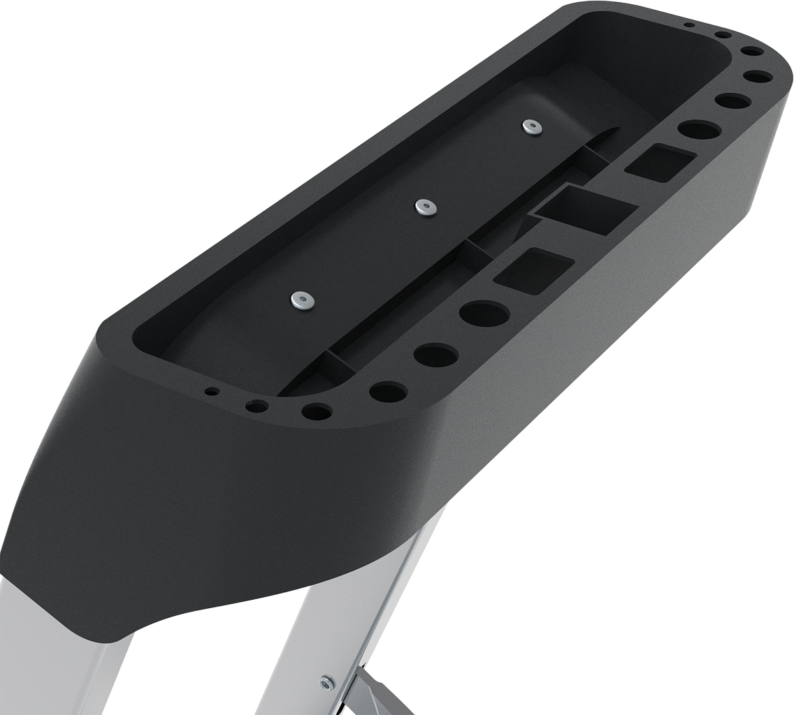 Стальная стремянка с органайзером NV 1155