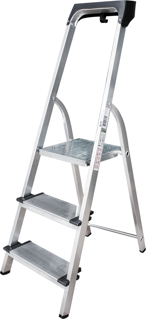 Алюминиевая стремянка с органайзером и ст. 130 мм NV 1118