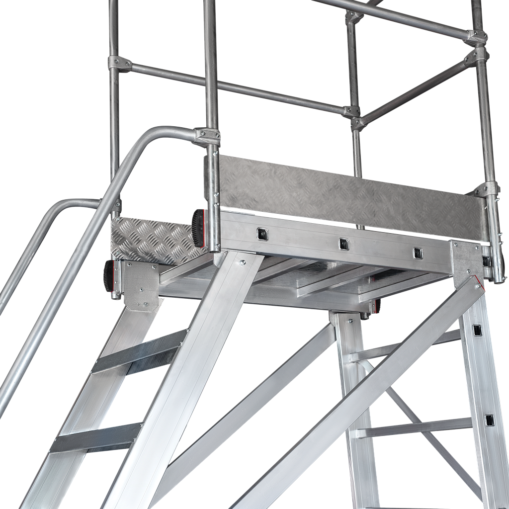 Лестница с площадкой передвижная NV 8000042