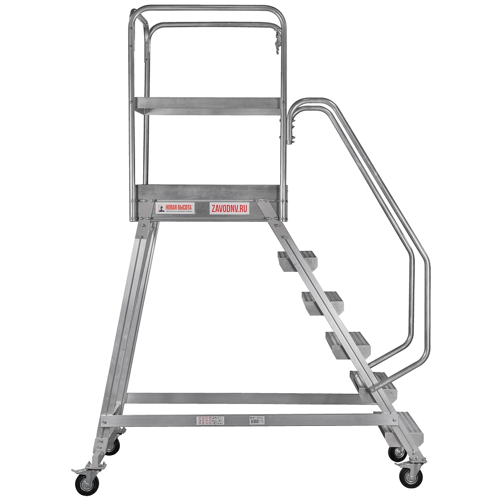 Передвижная лестница-подмости с платформой NV 5511
