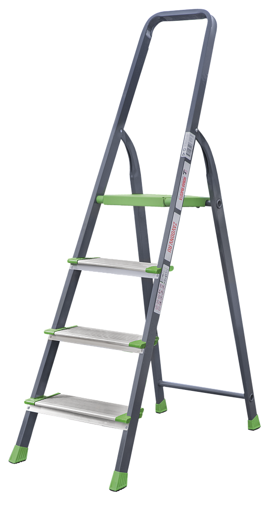 Стремянка стальная с алюминиевыми ступенями 130 мм NV 2137