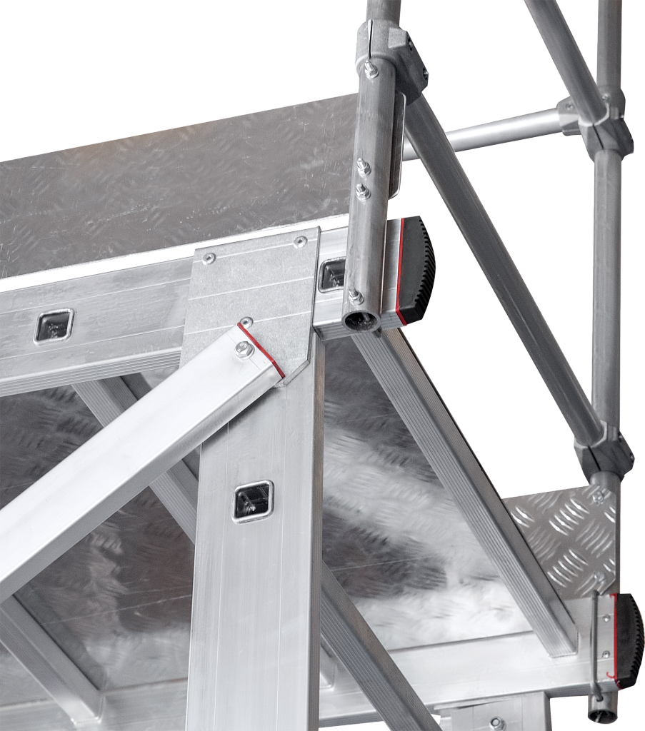 Лестница с площадкой передвижная NV 8000042