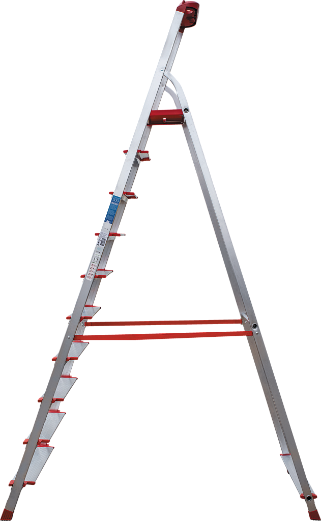 Стремянка с органайзером и ступенями 130 мм NV 3118