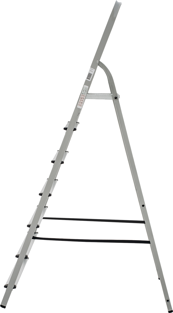 Стальная стремянка с алюминиевыми ступенями 80 мм NV 1130