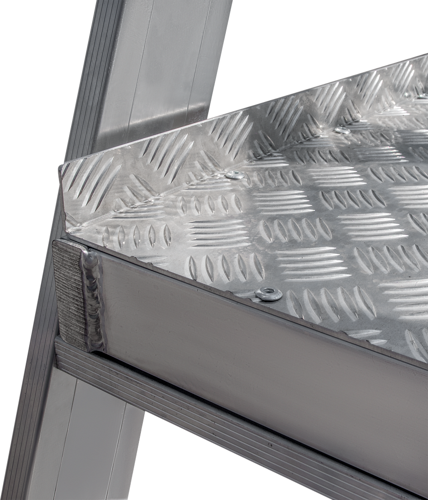 Лестница передвижная складная с площадкой NV 8000055